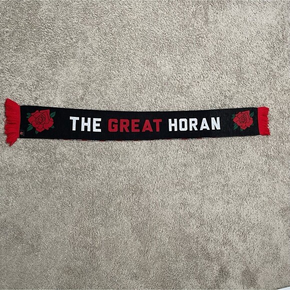 Portland Thorns Scarf Black Red The Great Horan PORTLINDS Lindsey Heaps Ruffneck - Picture 4 of 6